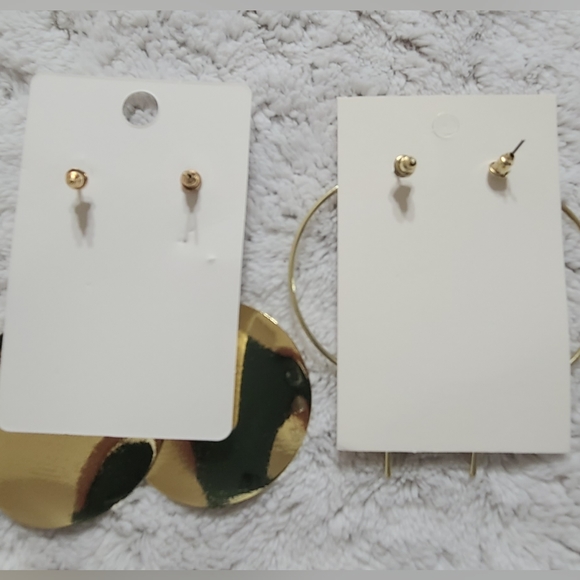 Gold earrings - Picture 4 of 4